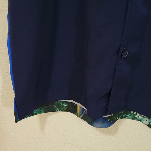 Rietveld USA Hawaiian Shirt - Navy - Large - Picture 9 of 16